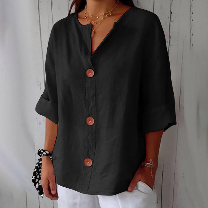 Loria™ | Blouse Décontractée Élégante