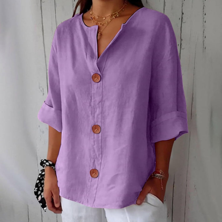 Loria™ | Blouse Décontractée Élégante