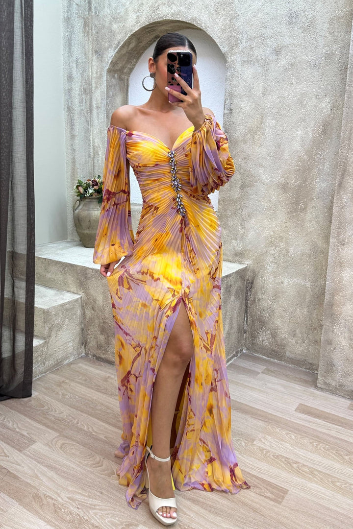 Tovia™ | Robe élégante à décolleté en V pour des occasions spéciales