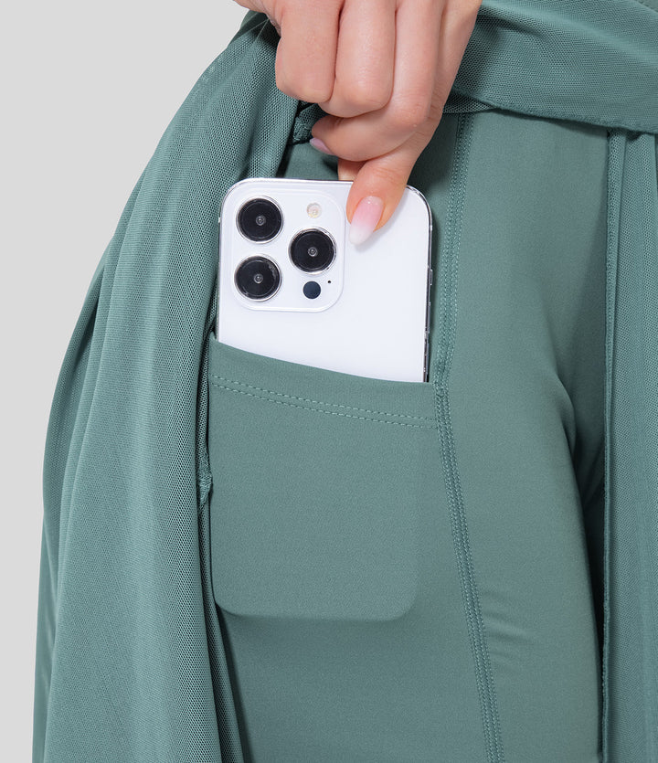 Eren™ | Jupe Midi 2-en-1 Taille Haute