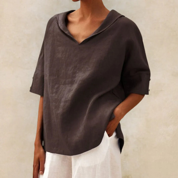 Aira™ | Blouse décontractée aérienne avec décolleté en V