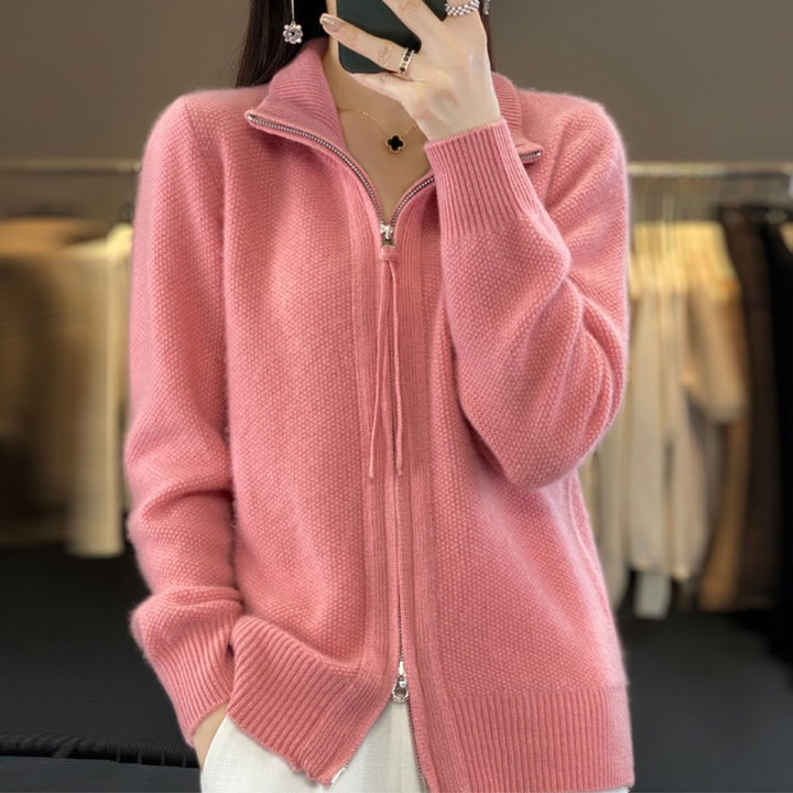 Solvaris™ | Cardigan Zippé Élégant et Confortable