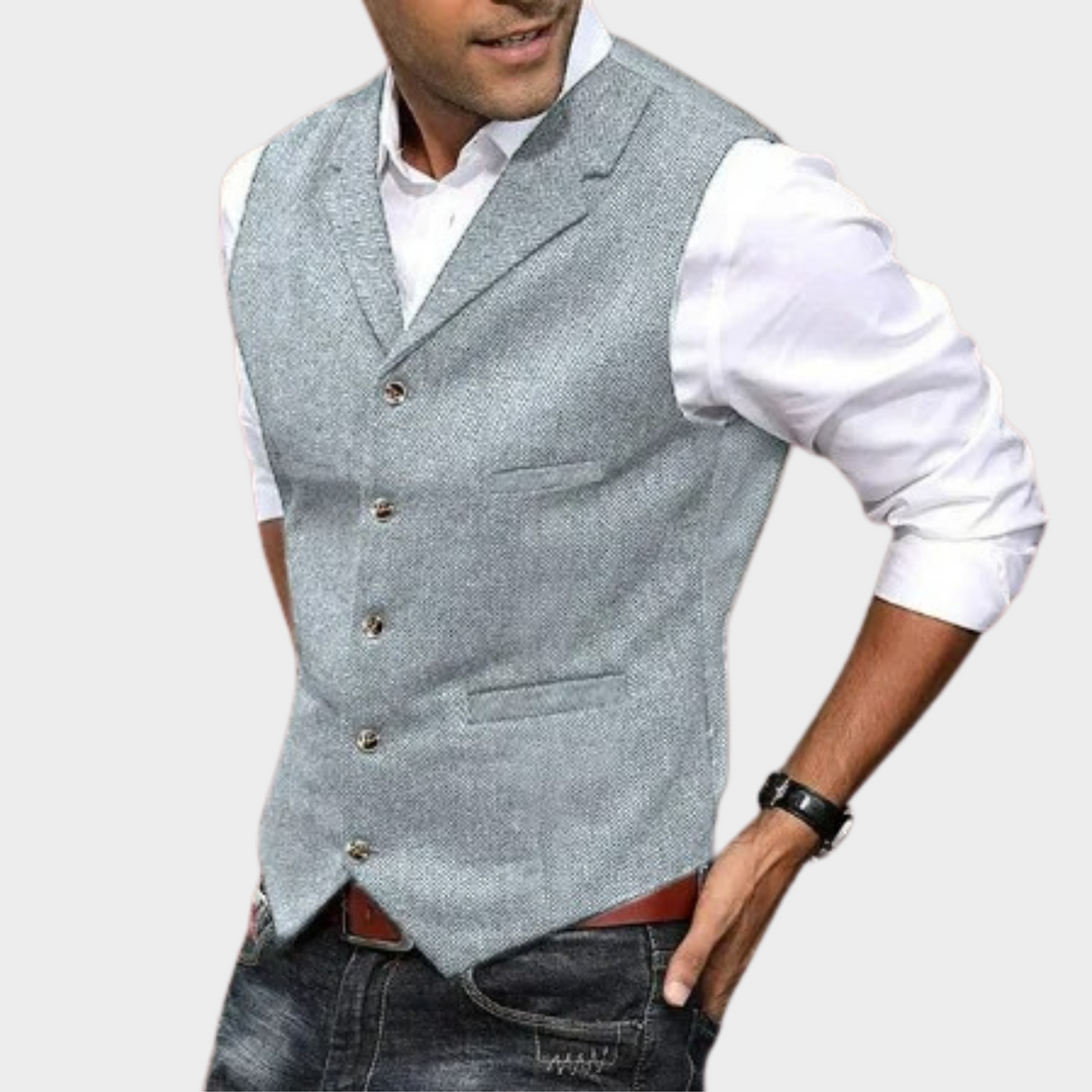 Adira™ | Gilet sur mesure luxueux pour l'homme moderne
