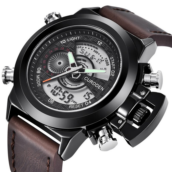 Montre Chronographe de Mode à Double Temps Ur™ Olsen & Olsen