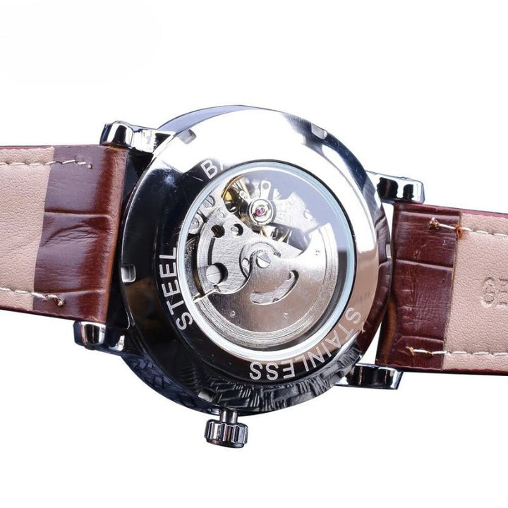 Mode Luxe Cuir Automatique Complète Montre™ - Olsen & Olsen