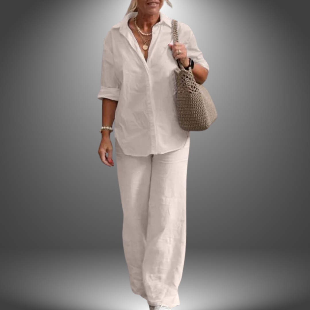 Rielo™ |  Ensemble chemise et pantalon décontractés