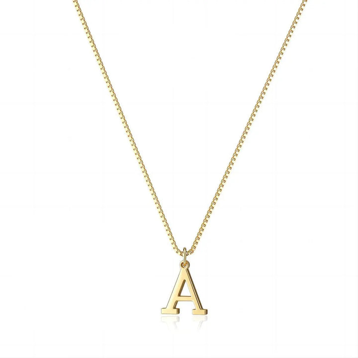 Collier avec lettres d'amour-initiales
