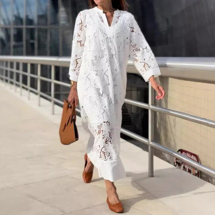 Nezorian™ | Robe Élégante en Dentelle