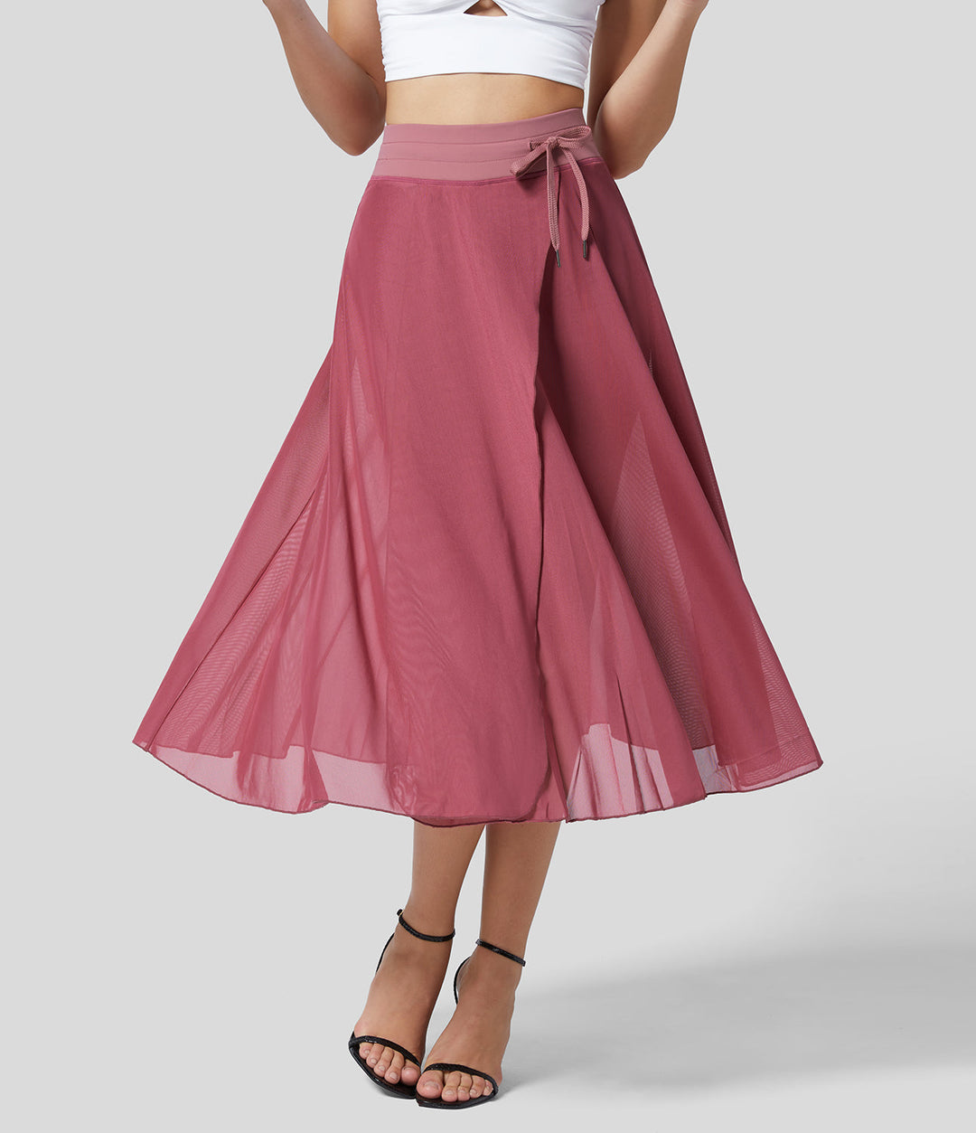 Eren™ | Jupe Midi 2-en-1 Taille Haute