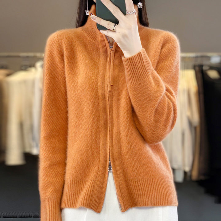 Solvaris™ | Cardigan Zippé Élégant et Confortable