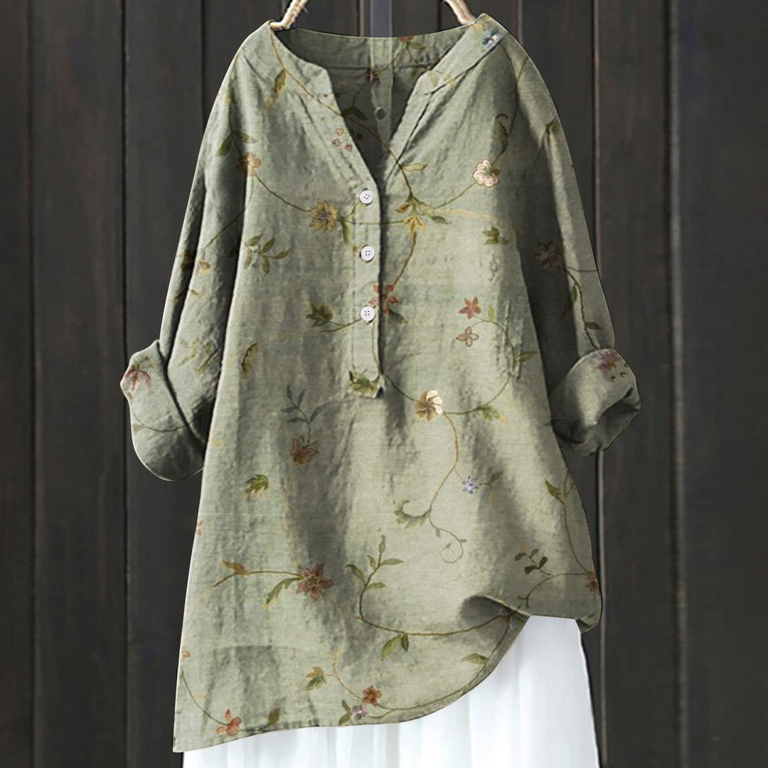 Juliette™ | Robe chemise fleurie