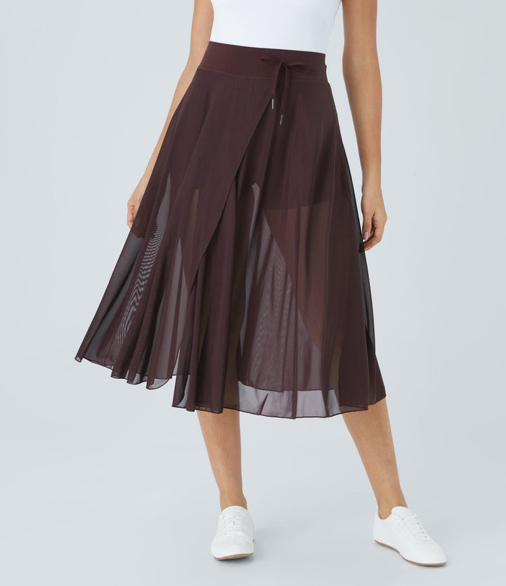 Eren™ | Jupe Midi 2-en-1 Taille Haute
