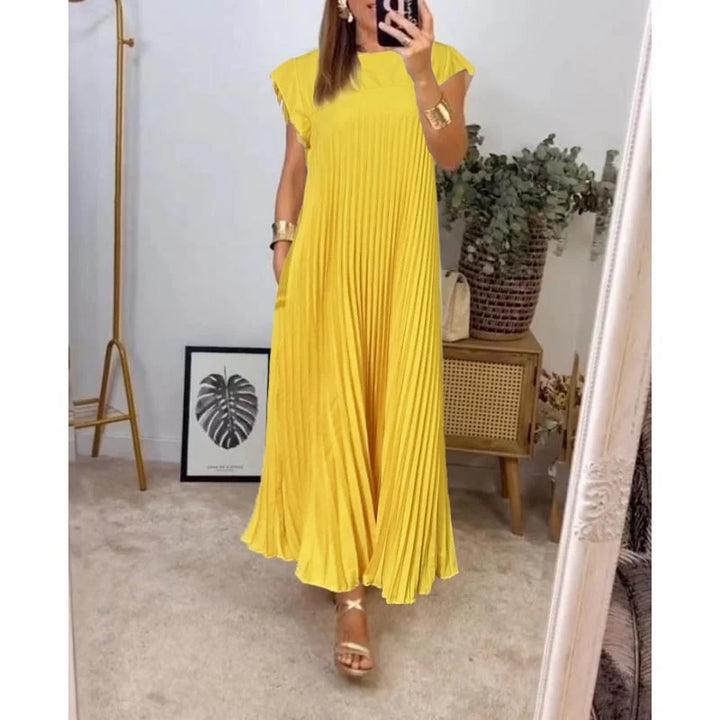 Alice™ | Robe Maxi Élégante et Confortable avec Plis
