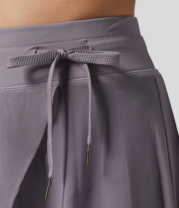 Eren™ | Jupe Midi 2-en-1 Taille Haute