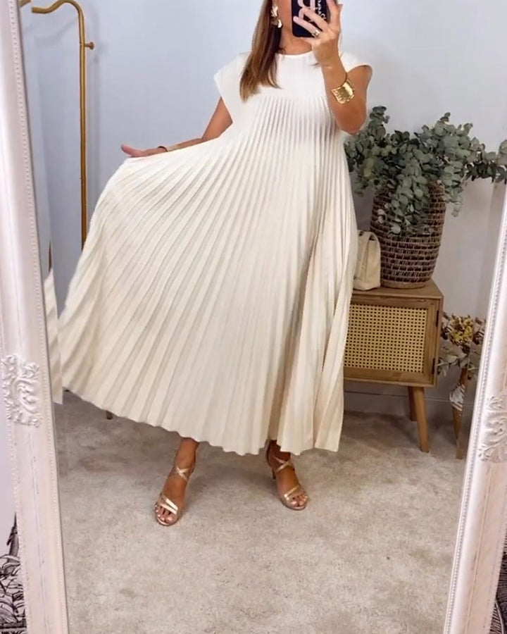 Alice™ | Robe Maxi Élégante et Confortable avec Plis