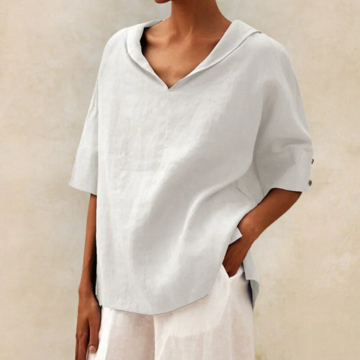 Aira™ | Blouse décontractée aérienne avec décolleté en V