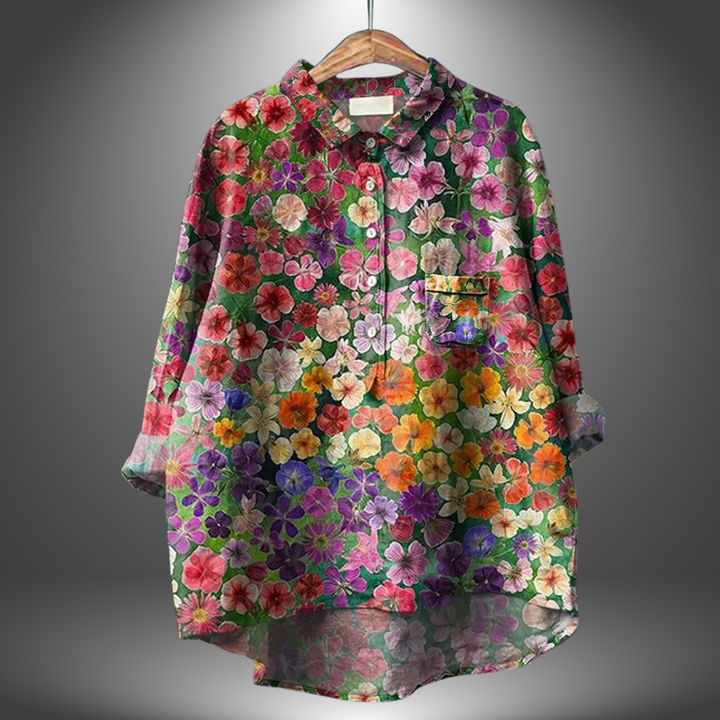 Ivara™ | Chemise Florale Artisanale