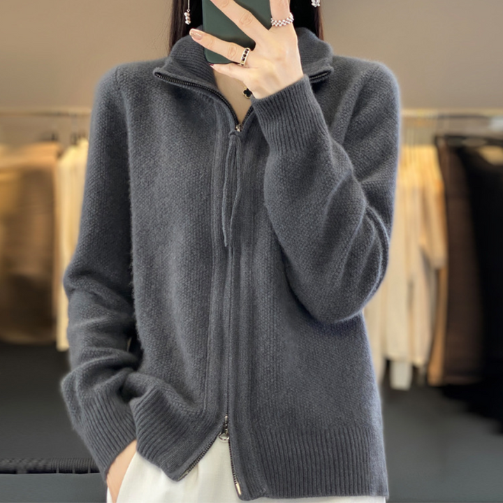 Solvaris™ | Cardigan Zippé Élégant et Confortable