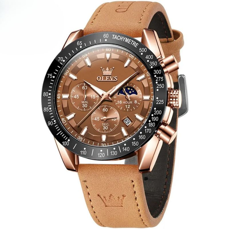 Montre Quartz en Cuir Classique™ - Olsen & Olsen