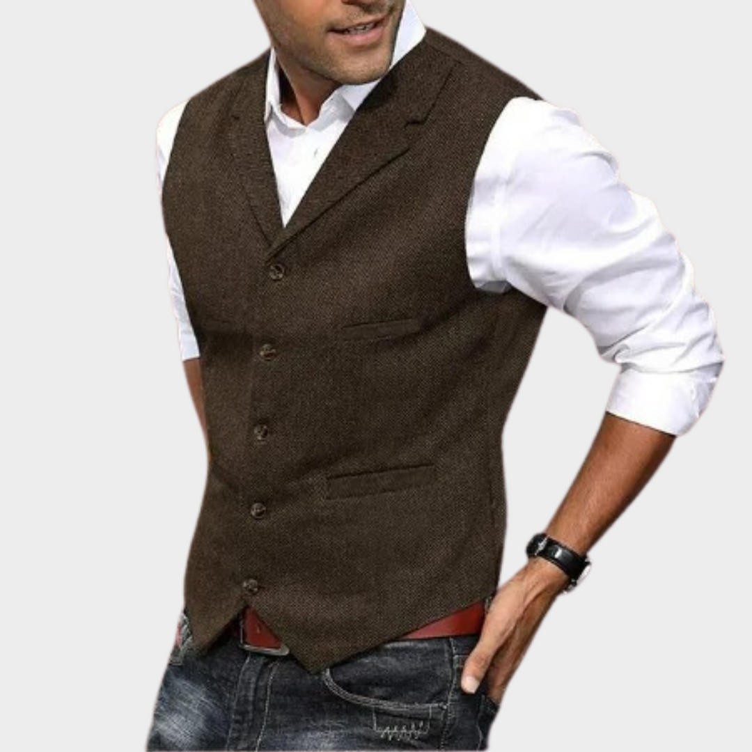 Adira™ | Gilet sur mesure luxueux pour l'homme moderne