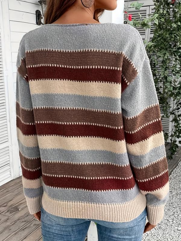Lunira™ | Pull en maille rayée
