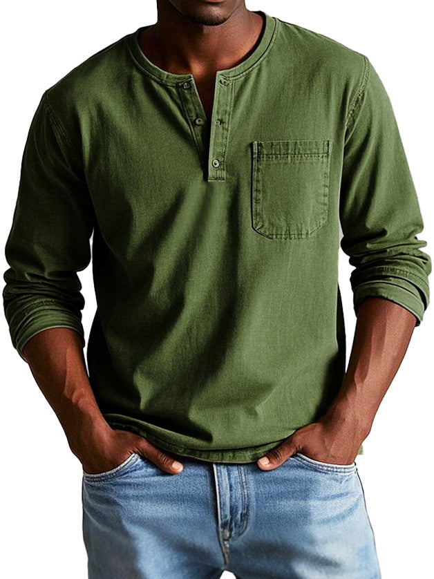 Yahya™ | Chemise Vintage Élégante à Manches Longues