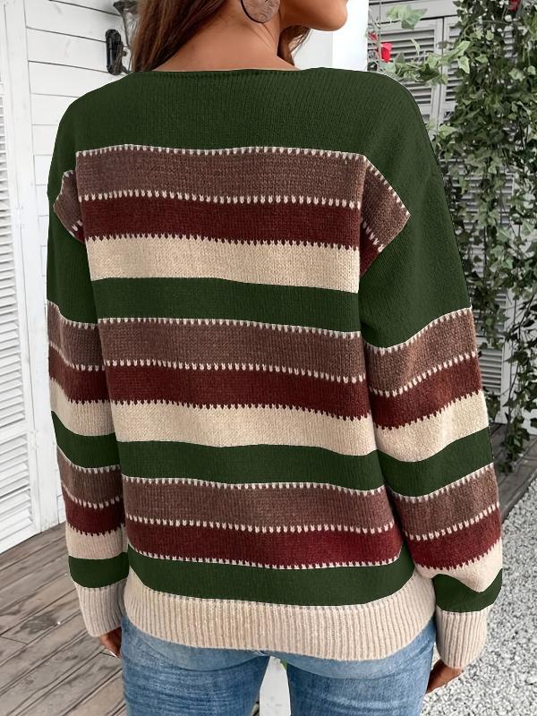 Lunira™ | Pull en maille rayée