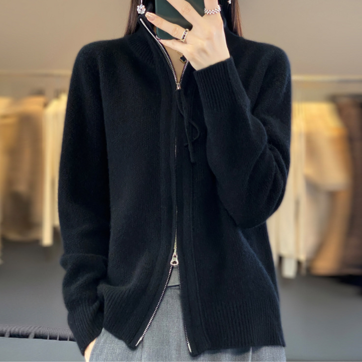 Solvaris™ | Cardigan Zippé Élégant et Confortable