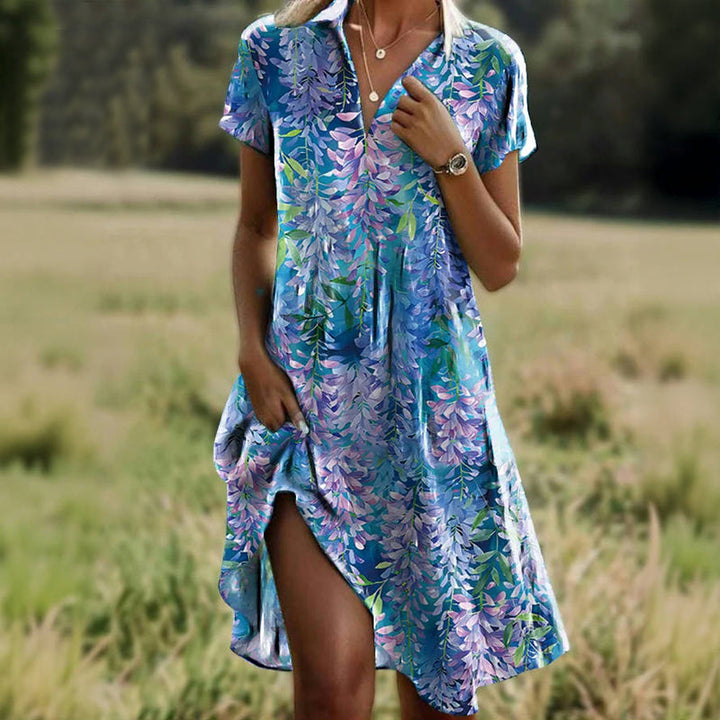 Robe d'été "Temps de café" – Élégante & joyeuse