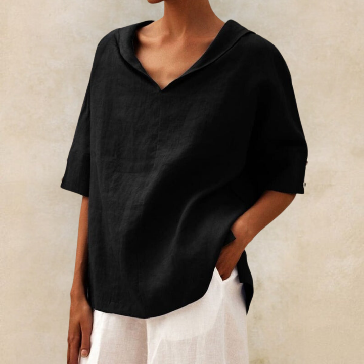 Aira™ | Blouse décontractée aérienne avec décolleté en V