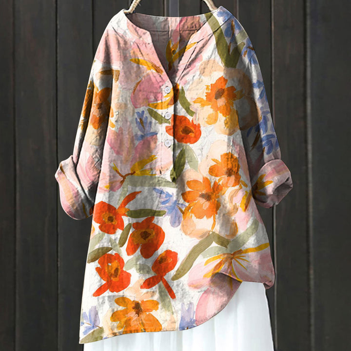 Juliette™ | Robe chemise fleurie