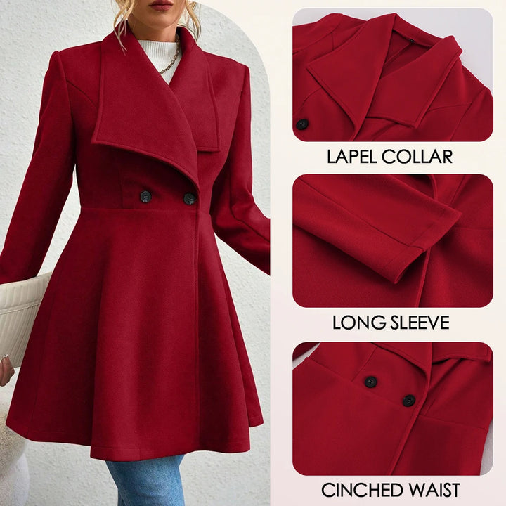 Onyxa™ | Manteau d'hiver élégant à manches longues