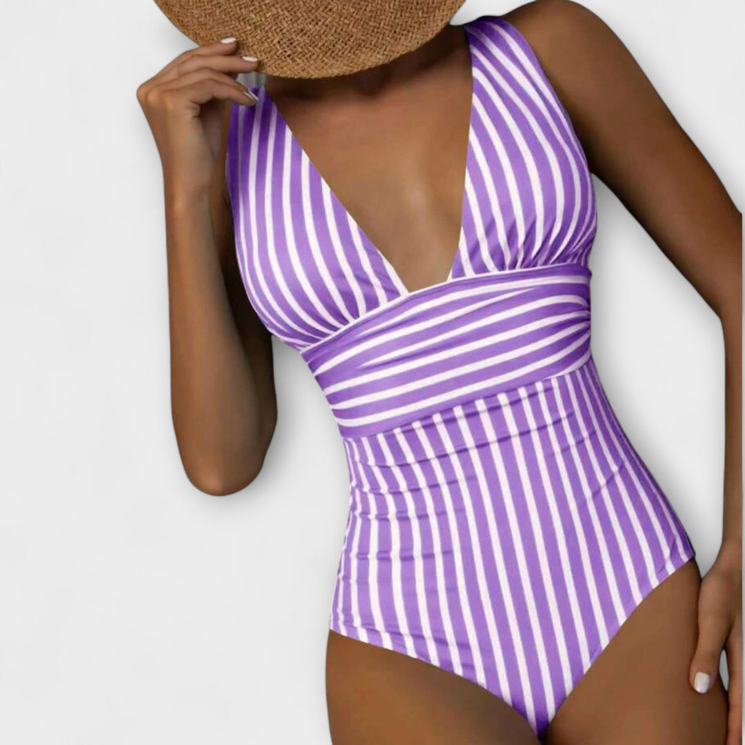 Aurora™ | Maillot de Bain Entier à Rayures