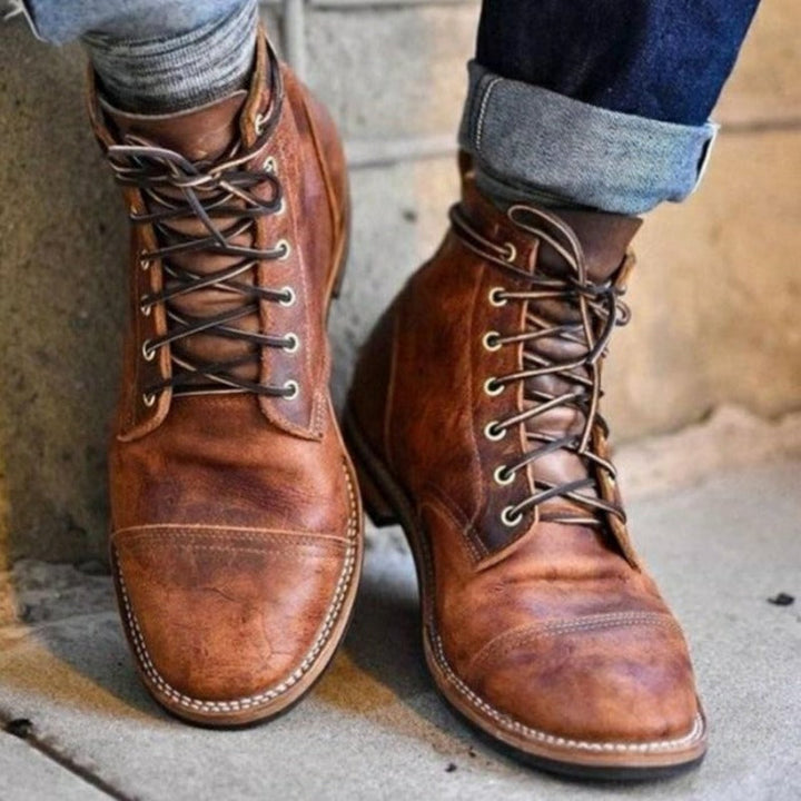 Clyrex™ | Bottes Élégantes en Cuir Végétalien Premium
