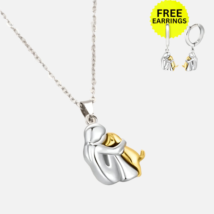 Ametis - Collier câlin avec boucles d'oreilles offertes