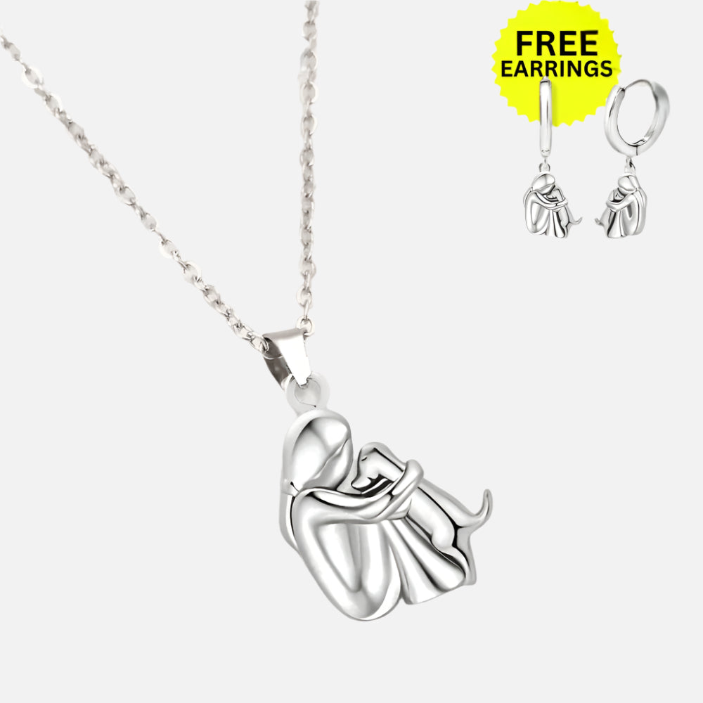 Ametis - Collier câlin avec boucles d'oreilles offertes