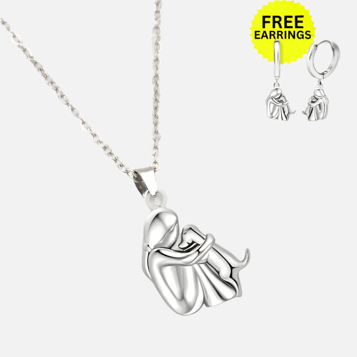 Ametis - Collier câlin avec boucles d'oreilles offertes