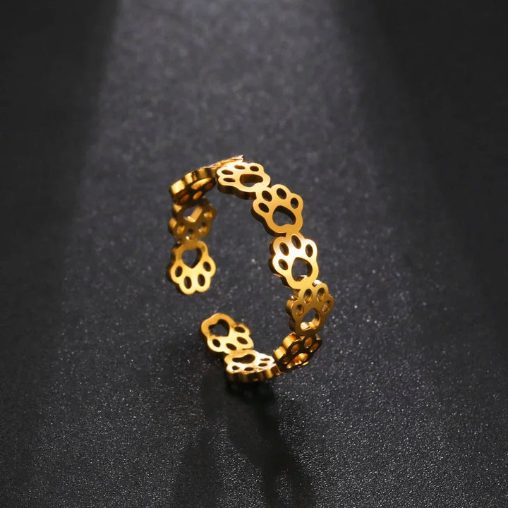 Bague Ajustable en Argent et Or– OVA