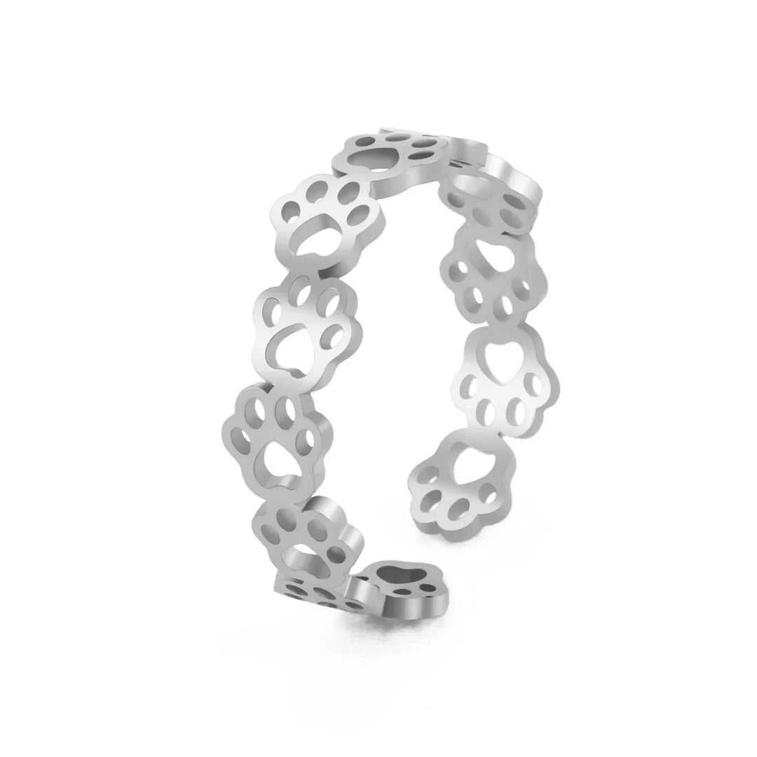 Bague Ajustable en Argent et Or– OVA