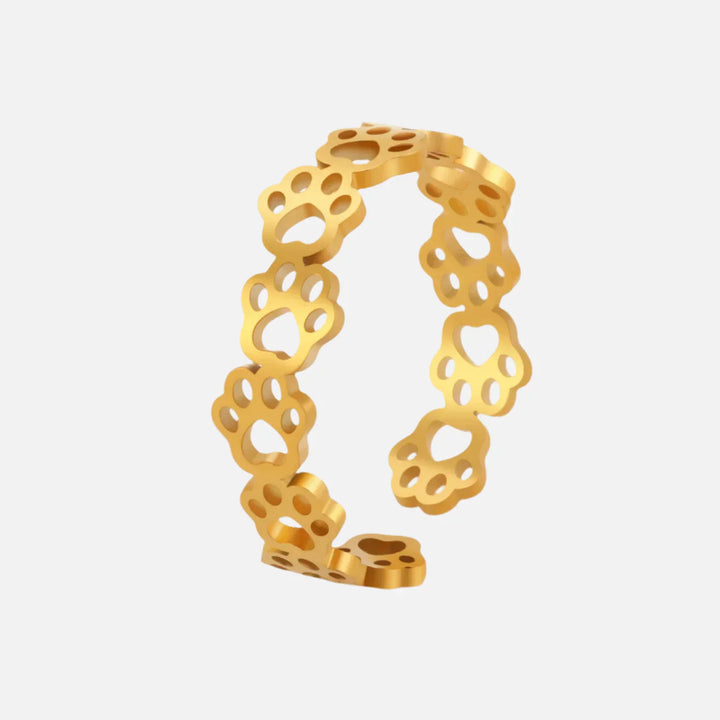 Bague Ajustable en Argent et Or– OVA