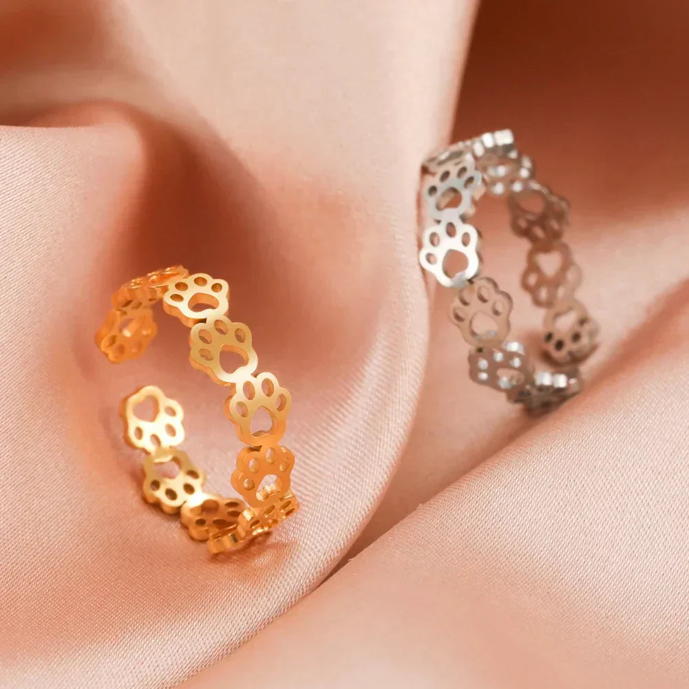 Bague Ajustable en Argent et Or– OVA