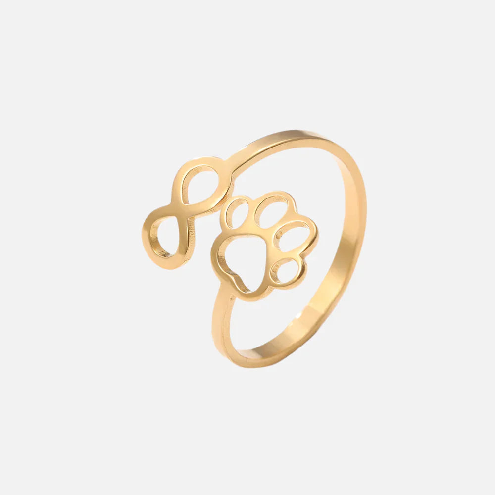 Bague Ajustable en Argent et Or – AYLA