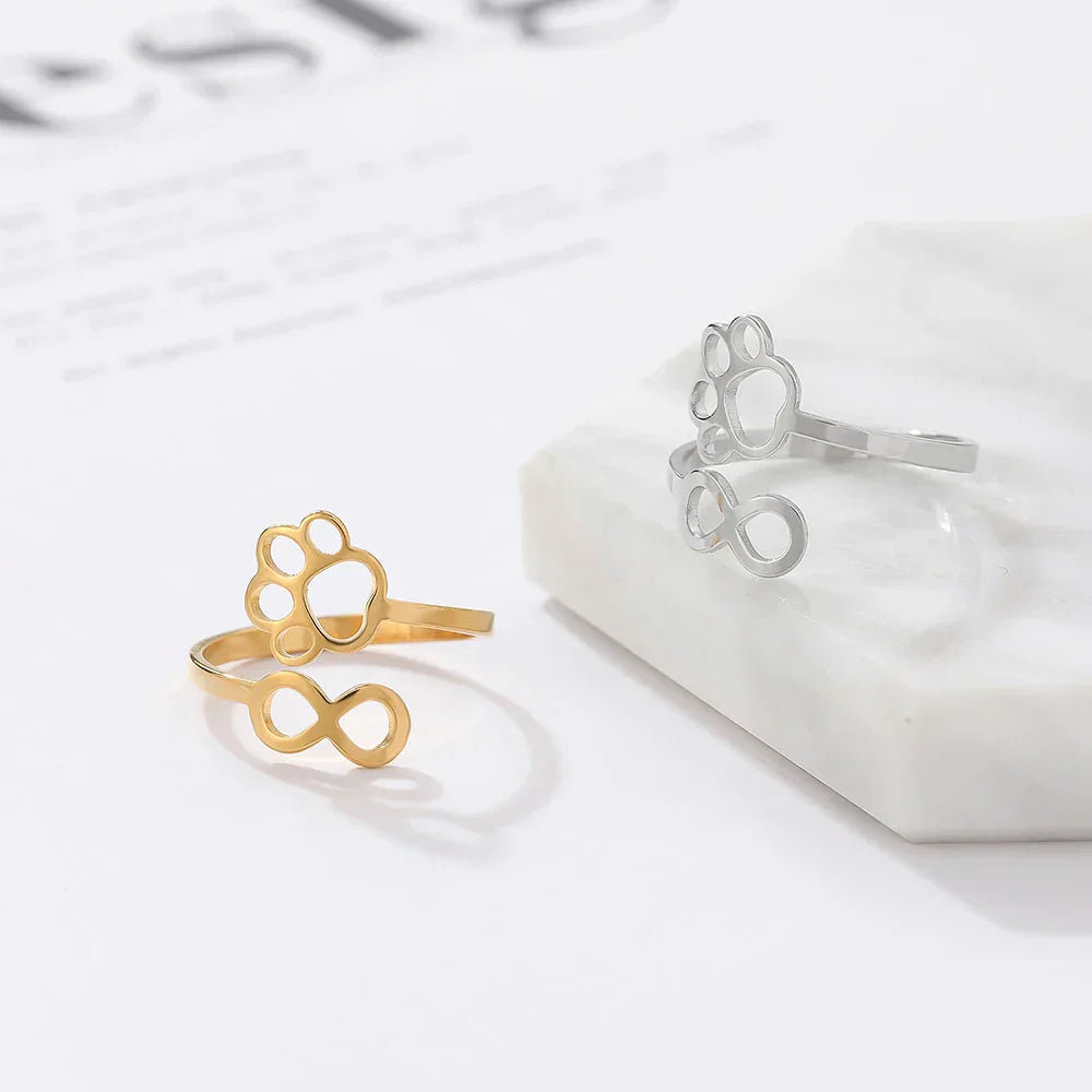 Bague Ajustable en Argent et Or – AYLA