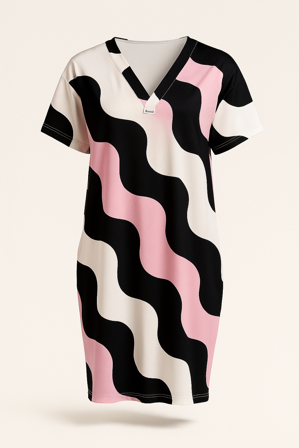 Malvina™ | Robe d'été avec motif de vagues
