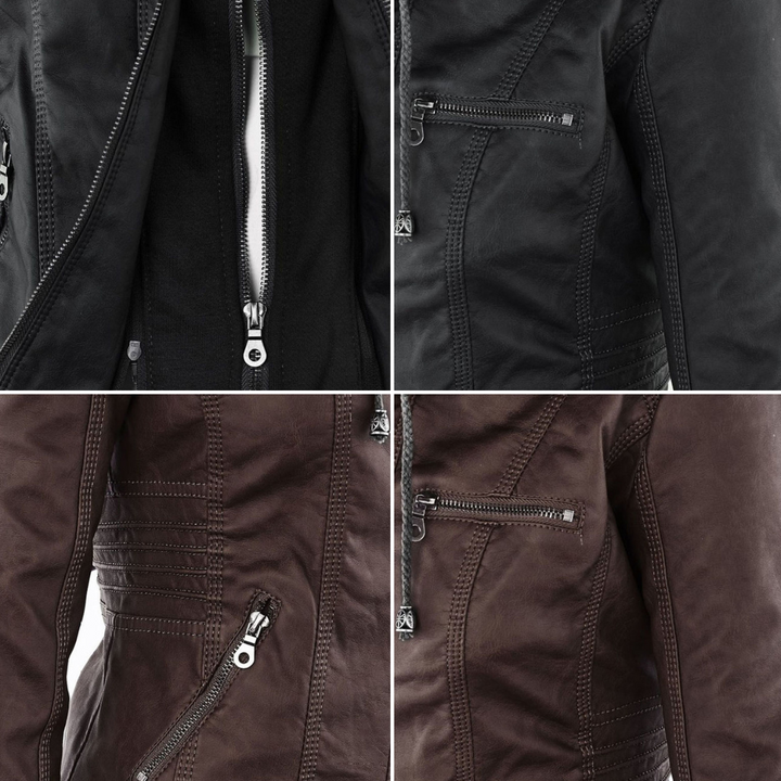 Chaleur™ | Veste en cuir végétalien