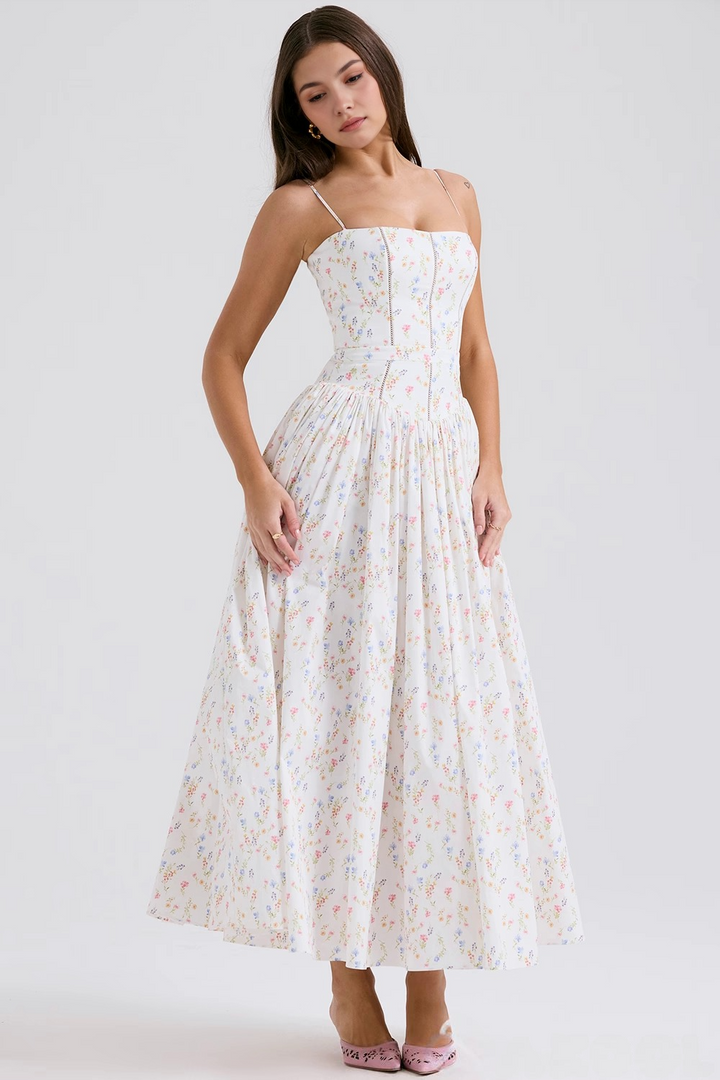 VIOLETTA - Robe Midi Posy