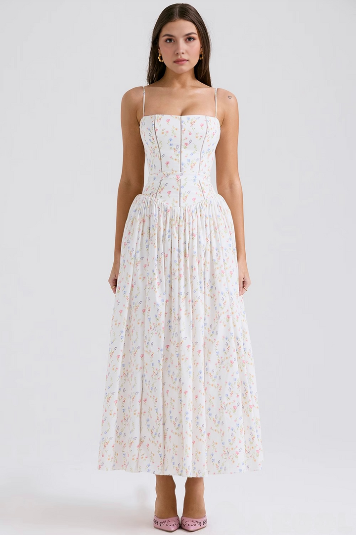 VIOLETTA - Robe Midi Posy