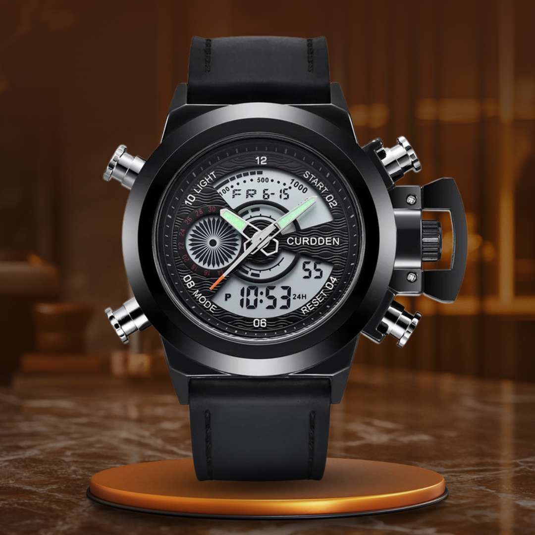 Montre Chronographe de Mode à Double Temps Ur™ Olsen & Olsen