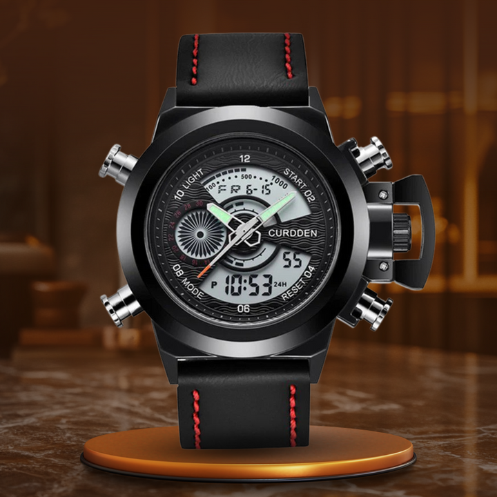 Montre Chronographe de Mode à Double Temps Ur™ Olsen & Olsen
