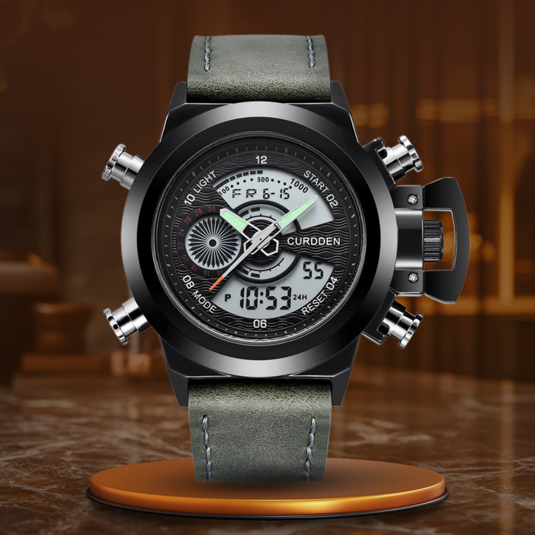 Montre Chronographe de Mode à Double Temps Ur™ Olsen & Olsen